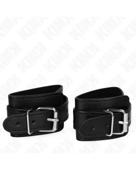 KINK - Abschließbare Handgelenksfesseln Schwarz 21-28 cm