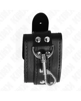KINK - Abschließbare Handgelenksfesseln Schwarz 21-28 cm