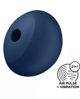 SATISFYER - AIR POWER 4 STIMULATOR & VIBRATOR 12 VIBRATIONEN BLAU