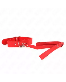 KINK - Halskette mit Gürtel 116 cm Rojo Verstellbar 32-50 cm