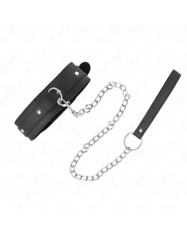 KINK Halskette mit Leine - Verstellbar 38-49 cm - 65 cm