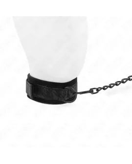 KINK - BASISMODELL HALSBAND MIT LEINE 77 CM MODELL 5 VERSTELLBAR 34-54 CM X 5 CM