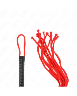 KINK Rojo Seilpeitsche - 56 cm Erotik Peitsche