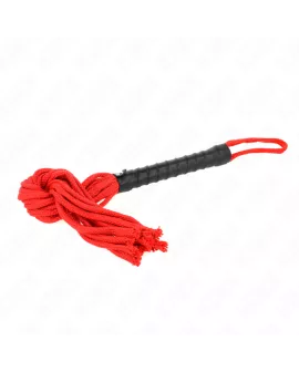 KINK Rojo Seilpeitsche - 56 cm Erotik Peitsche