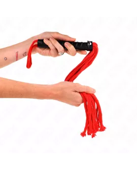 KINK Rojo Seilpeitsche - 56 cm Erotik Peitsche