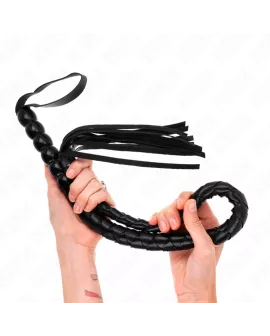 KINK - Schlangenpeitsche mit Perlen - 80 cm