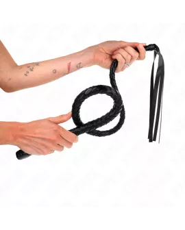 KINK - Lange Peitsche mit Perlen - 110 cm