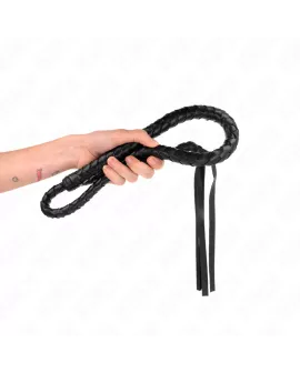 KINK - Lange Peitsche mit Perlen - 110 cm