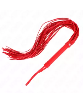 KINK - Rote Weich-PVC-Peitsche 70 cm BDSM