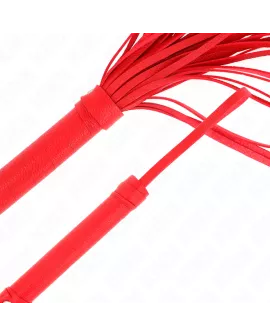 KINK - Rote Weich-PVC-Peitsche 70 cm BDSM