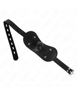 KINK Ball Gag Mundmaske mit Schloss - Verstellbar 42-60 cm