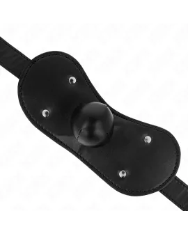 KINK Ball Gag Mundmaske mit Schloss - Verstellbar 42-60 cm