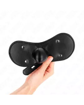 KINK Ball Gag Mundmaske mit Schloss - Verstellbar 42-60 cm