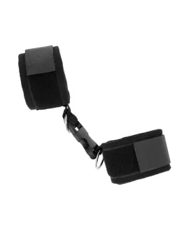 KINK Neopren Handgelenkfesseln - Schwarz, verstellbar 22-34 cm