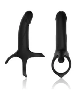 ARMONY - DILDO MIT RING & VIBRATOR SCHWARZ