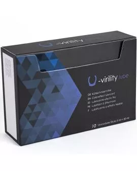 500 Cosmetics - U-Virility Gleitmittel mit Kälteeffekt 10x5ml