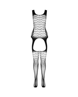 PASSION - BS 104 Bodystocking Schwarz Eine Größe