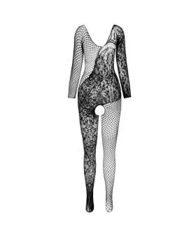 PASSION - BS 107 BODYSTOCKING SCHWARZ EINE GRÖSSE