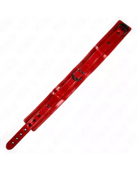 KINK - Weinrote Verstellbare Halskette 37,5-49,5 cm x 5 cm