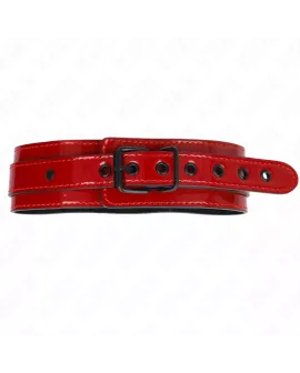 KINK - Weinrote Verstellbare Halskette 37,5-49,5 cm x 5 cm