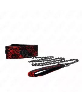 KINK - Spitzenkette mit Echtledergürtel 105 cm