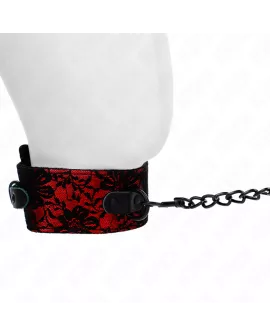 KINK - Spitzenkette mit Echtledergürtel 105 cm