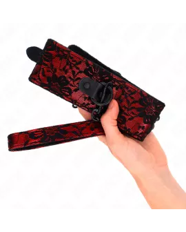 KINK - Spitzenkette mit Echtledergürtel 105 cm
