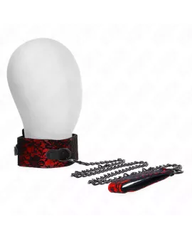 KINK - Spitzenkette mit Echtledergürtel 105 cm