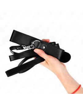 KINK Halskette mit Gürtel - Schwarz 116 cm verstellbar