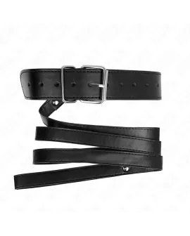 KINK Halskette mit Gürtel - Schwarz 116 cm verstellbar