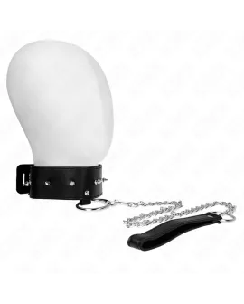 KINK Halskette mit Leine - Silberne Nieten Modell 2, 65 cm