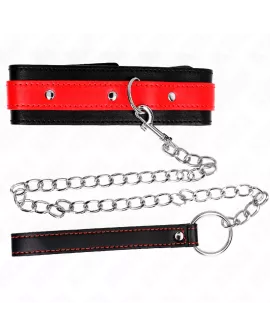 KINK Halskette mit rotem Band - verstellbar 36-43 cm