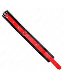 KINK Halskette mit rotem Band - verstellbar 36-43 cm