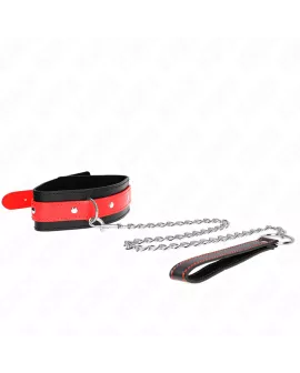 KINK Halskette mit rotem Band - verstellbar 36-43 cm