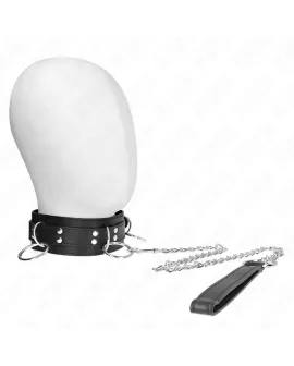 KINK 3-Ring-Sklaverei-Halskette mit Band 80 cm - 53 x 5 cm