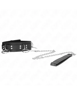 KINK 3-Ring-Sklaverei-Halskette mit Band 80 cm - 53 x 5 cm