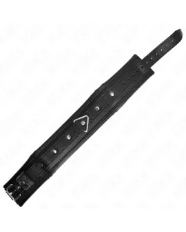 KINK - Verstellbare Erotik-Halskette Schwammkunstleder Modell 1 37-54 cm
