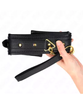 KINK - Verstellbare Erotik-Halskette Schwammkunstleder Modell 1 37-54 cm