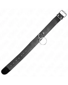KINK Basis Modell 4 Halsband mit Leine - Verstellbar 36-43 cm
