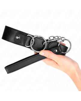 KINK Basis Modell 4 Halsband mit Leine - Verstellbar 36-43 cm