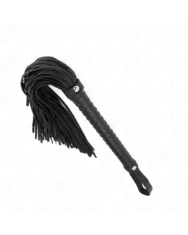 KINK - Peitsche mit schwarzem strukturiertem Griff 48,5 cm