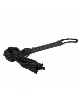 Schwarze Seilpeitsche KINK - 56 cm Erotik