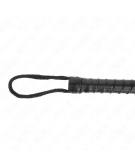 Schwarze Seilpeitsche KINK - 56 cm Erotik