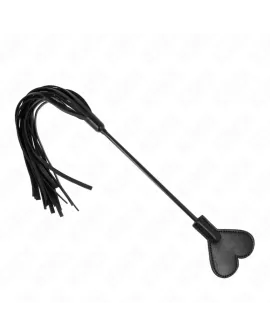 KINK Range Peitsche mit Herzplatte - 35 cm