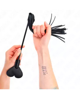 KINK Range Peitsche mit Herzplatte - 35 cm