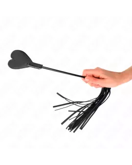 KINK Range Peitsche mit Herzplatte - 35 cm