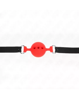 KINK - Vollsilikon-Klappen Rot Größe M Verstellbar 35-51 cm