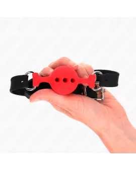 KINK Vollsilikon-Klappen Größe S Rot - Verstellbar 35-51 cm