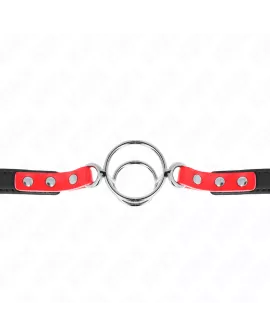KINK Knebel mit O-Ringen - Rot 4-4,8 cm 38x56 cm
