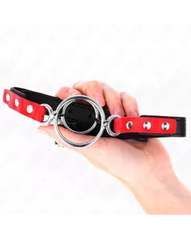 KINK Knebel mit O-Ringen - Rot 4-4,8 cm 38x56 cm